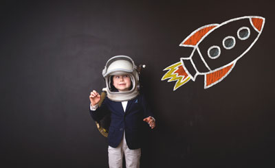 Kid positioning for take off